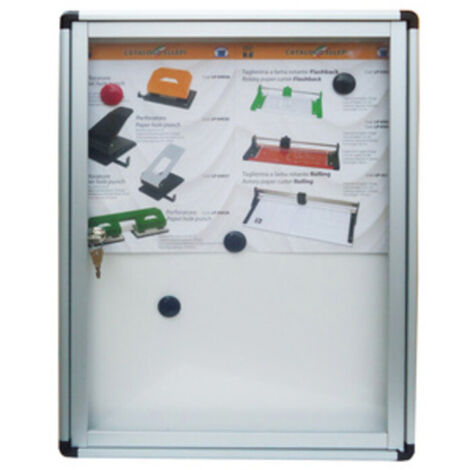 BACHECA FONDO MAGNETICO 45X4,5X60 CM ALLUMINIO- 1,0 pz