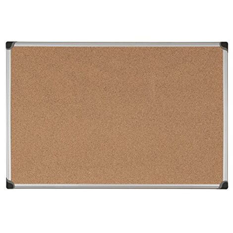 BACHECA IN SUGHERO CON TELAIO IN ALLUMINIO 60X90 3782