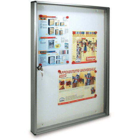 Bacheca Magnetica Alubox Bc5 55X5X73 Argento
