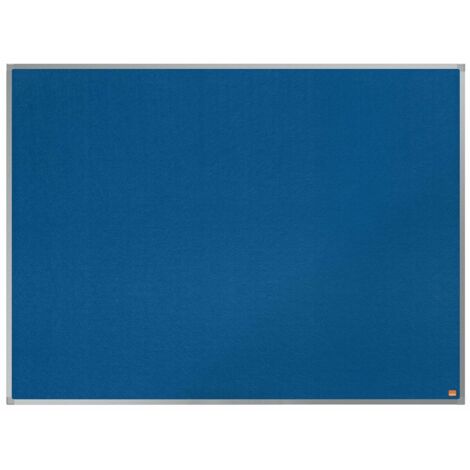 Bacheca Nobo Essence Azzurro Feltro Alluminio 120 x 90 cm