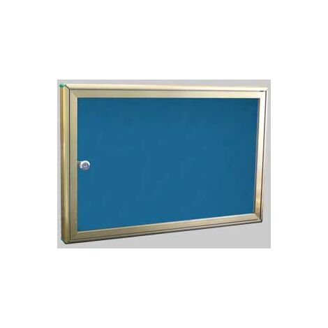 Bacheca porta avvisi ideal star in alluminio cm 55x37x5 (per 2 fogli a4 o 1 foglio a3)