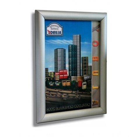 BACHECA VETRINA PORTA AVVISI ALUBOX BC/2 CM.L55xP5xH40