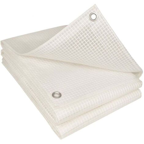 Bâches (Bricolage) - armée de protection 2x3m 160g/m² - Translucide / transparente - Haute résistance, indéchirable et imperméable - Stabilisée aux U.V - transparente 2 x 3m