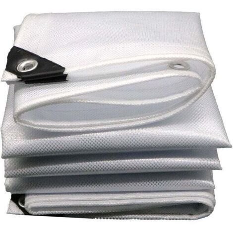 Bâches (Bricolage) - Bâche Armée De Protection 3x4m 230g/M² - Translucide / Transparente - Haute Résistance, Indéchirable Et Imperméable - Stabilisée Aux U.V - Bâche Armée Transparente 3 X 4m