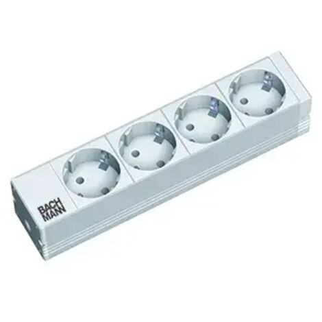 Bachmann 10Zoll Steckdosenleiste 1HE, RAL7035 333.0122
