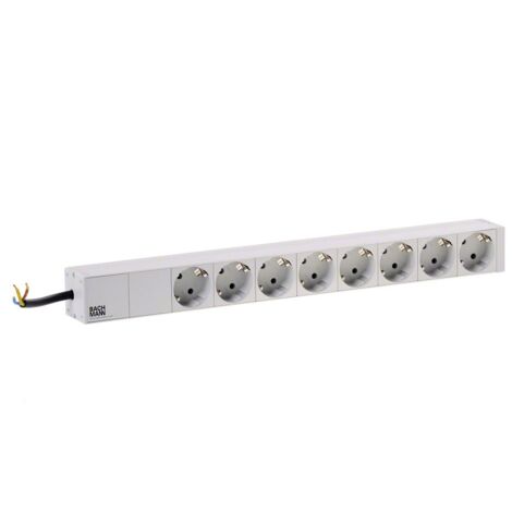 BACHMANN 19" 1U 8xCEE7/3 avec câble de test, 333.416