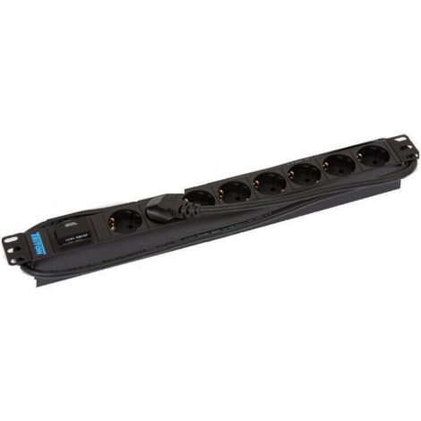 Bachmann 19\'\' 2m 8x Schuko H05VV-F 3G 1.50mm&sup2