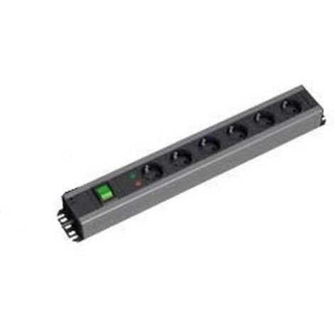 Bachmann 300.007 multiprise noire et grise 7 prises