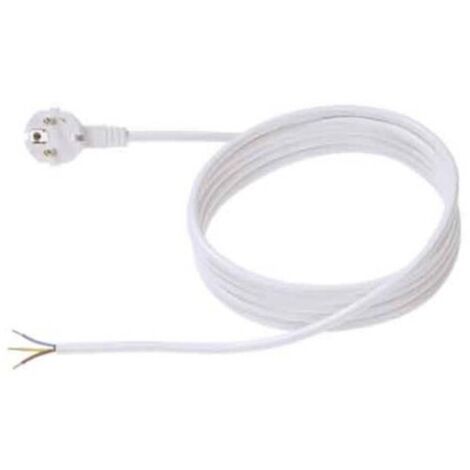 BACHMANN 304.285 - CAVO CON SPINA SCHUKO, 5G1,5, 3 M, COLORE: BIANCO