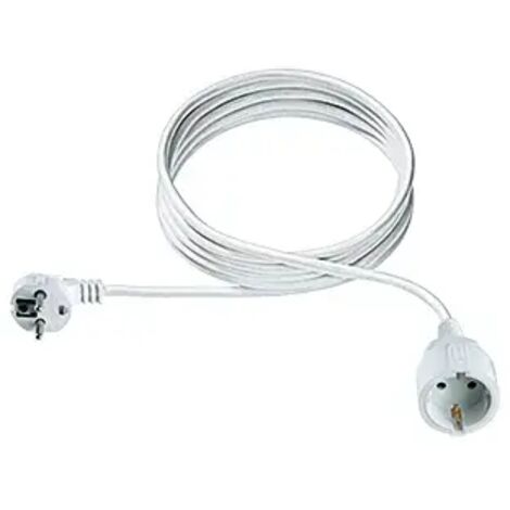 Bachmann 341.203S Strom Verlängerungskabel  16 A Weiß 10.00 m H05VV-F 3G 1,5 mm²