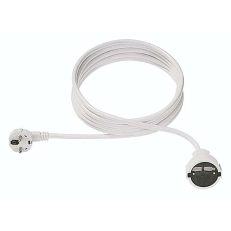 Bachmann 341.288 Alimentazione Prolunga 16 A Bianco 7.50 m H05VV-F 3G 1,5 mm²