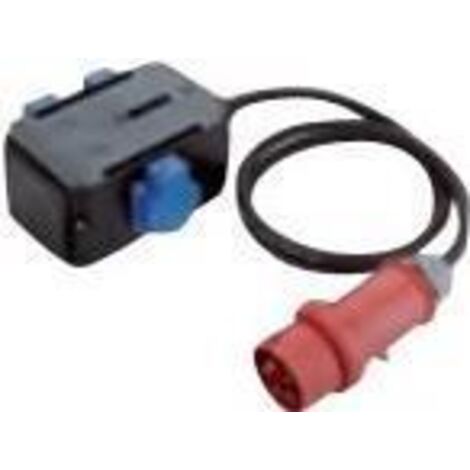 Bachmann 349.027 - Adattatore CEE con cavo 1,5 m, 1x CEE 16A, 3x Schuko