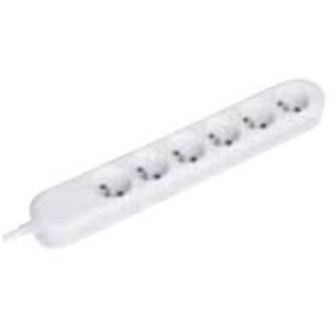 Bachmann 381.247K multiprise blanche 6 ports