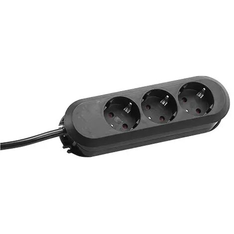 Bachmann 387.172 Steckdosenleiste  Schwarz Schutzkontakt 1 St.