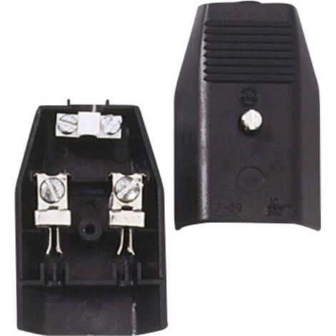 Bachmann 900.004 Connettore Euro Plastica 230 V Nero IP20