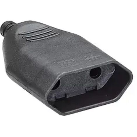 Bachmann 900.012 Eurokupplung Kunststoff  250 V Schwarz IP20