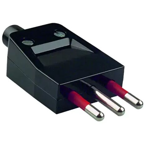 Bachmann 910.174 Schutzkontaktstecker Kunststoff  250 V Schwarz IP20