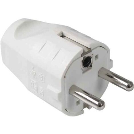 BACHMANN 910200 ENCHUFE SCHUKO, BLANCO, 1 STÜCK MONTAGESTECKER