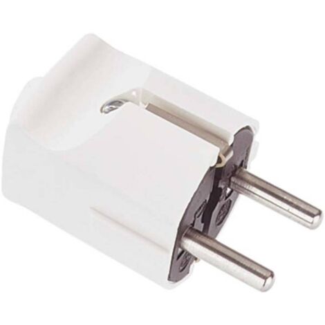 Bachmann 910.270 Spina di sicurezza Plastica 250 V Bianco IP20