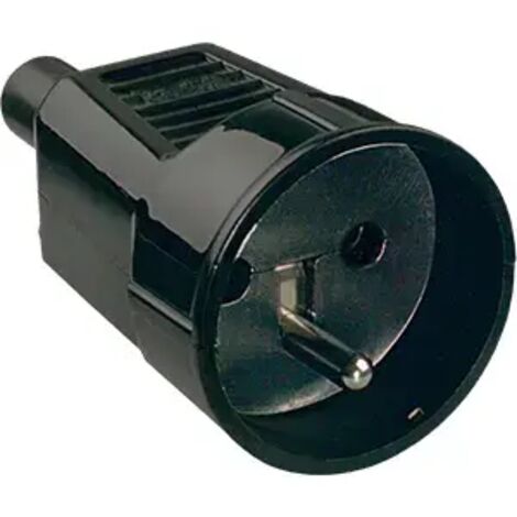 Bachmann 912.173 Schutzkontaktkupplung Kunststoff   Schwarz IP20