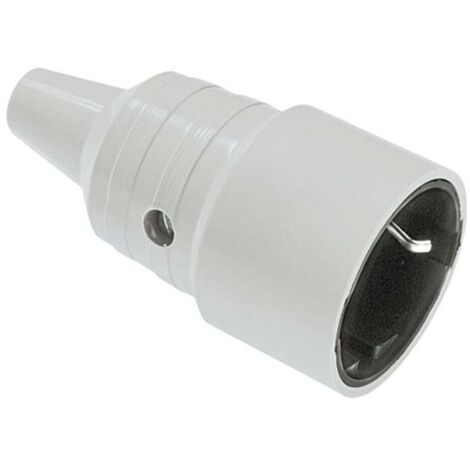 Bachmann 912.971 Presa di sicurezza Plastica 250 V Grigio IP20