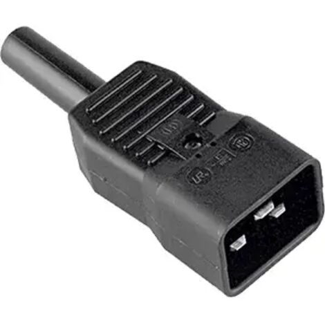 Bachmann 915.175 Kaltgeräte-Steckverbinder  Stecker Gesamtpolzahl: 2 16 A Schwarz 1 St.
