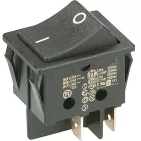 Bachmann 924095  Einbau-Schalter    Schwarz