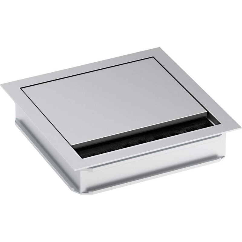 930.310 Passe-câbles carré ø max. des bornes 5 mm aluminium argent (mat, anodisé) 1 pc(s) - Bachmann