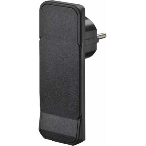 Bachmann 933.001 Schutzkontaktstecker Kunststoff  250 V Schwarz IP20