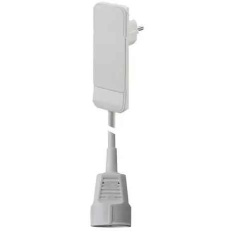 Bachmann 933.006 Strom Verlängerungskabel  16 A Weiß 1.50 m H05VV-F 3G 1,5 mm²