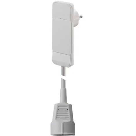 Bachmann 933.011 Strom Verlängerungskabel  16 A Weiß 3.00 m H05VV-F 3G 1,5 mm²
