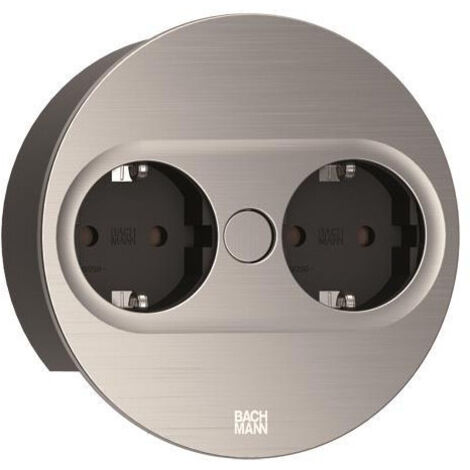 BACHMANN 946.000 BÂTI DE PRISES, NOIR/ARGENT