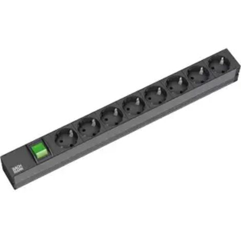 BACHMANN Bachmann 19-Steckdosenleiste ALU 1HE, 8-fach, s. (333.505)