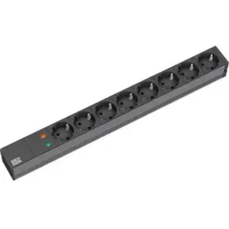BACHMANN Bachmann 19-Steckdosenleiste ÜSS, ALU, 8-fach,  s (333.534)