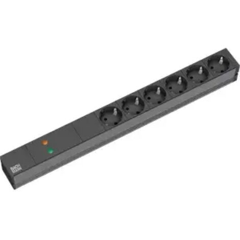 BACHMANN Bachmann - Steckdosenleiste (Rack - einbaufhig) - 6 Ausgangsstecker - 48.3 cm (19) (333.536)