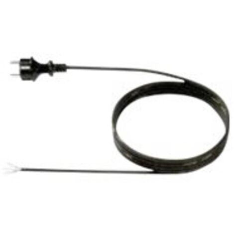 BACHMANN Cavo di alimentazione H05RR-F 3G0,75 5,0m nero 32/AEH, 321.176
