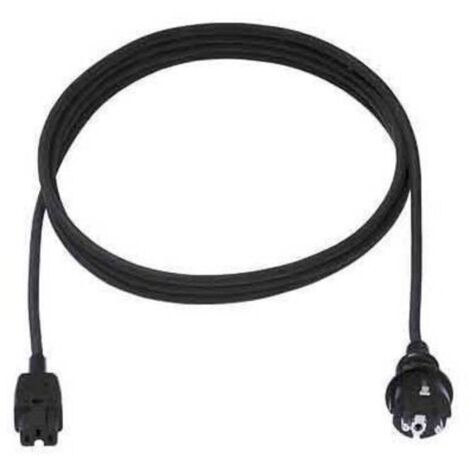 BACHMANN Cavo di alimentazione H05RR-F 3G1,0mm² sw, 2,0m, Tipo 32/Typ789, 372.174