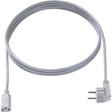 BACHMANN Cavo di alimentazione H05VV-F 3G1.0mm² gr, 3,0m, Tipo 30/35 C13, 353.975