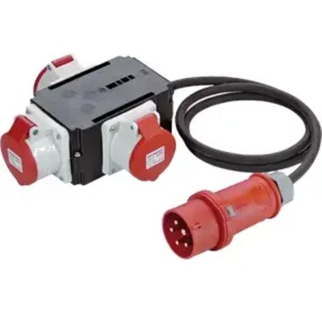 Bachmann CEE-Adapter 1xSt.16A 3xDose 16A 349.035