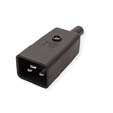 Bachmann connettore IEC C20 nero 16A 250V