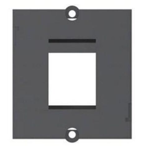 BACHMANN Custom Modul Rahmen 1x Keystone, schwarz