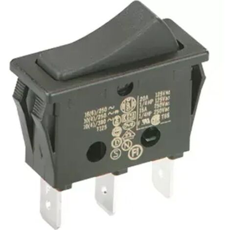 Bachmann EB-Wippenschalter sw,16(8)A250V 1p. 924.092