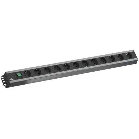 Bachmann Handwerkerleiste 12fach mit Schalter,2m Zul. 300.005