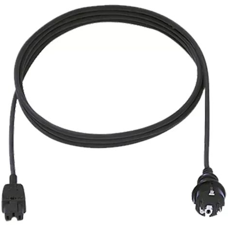 Bachmann Heißgeräte-Zuleitung 10A/250V,2m,sw 372.174