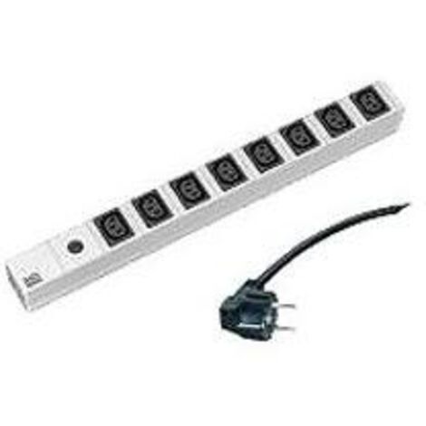 Bachmann Multipresa Rack 8 prese C13 grigio chiaro
