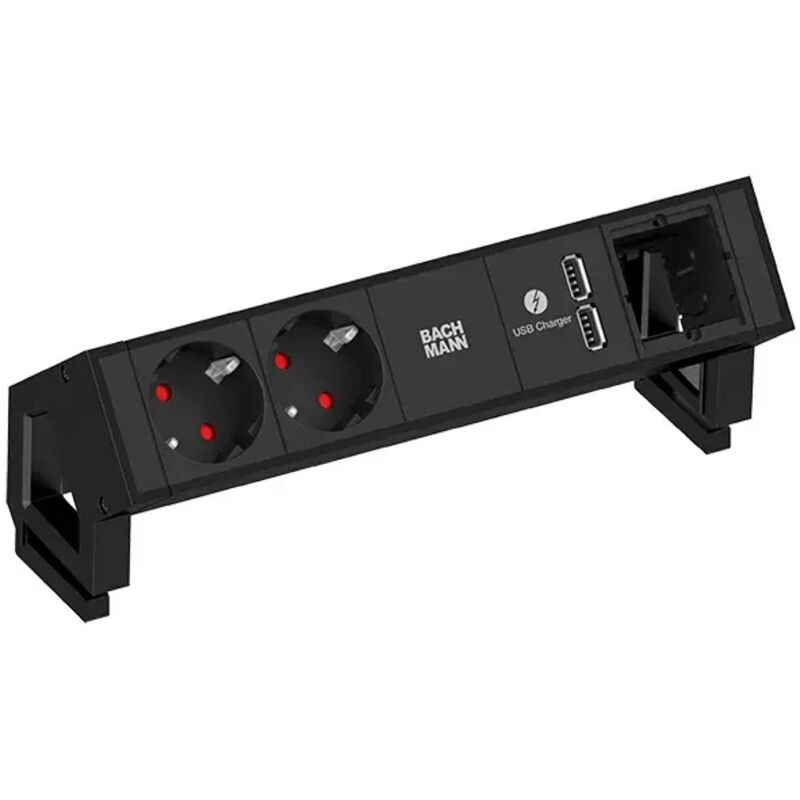 Le Sanitaire Bachmann Multiprise Schreibtisch2 Ladegerät Usb Und 2 X Schuko 4057298005138