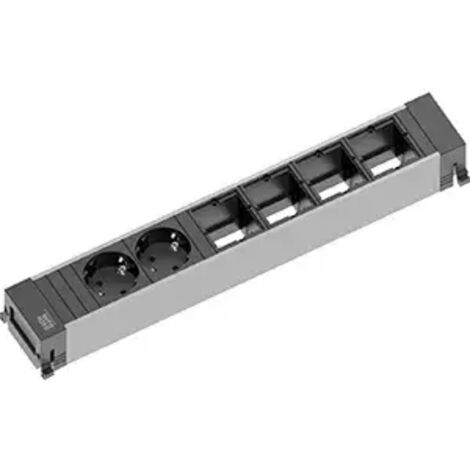 Bachmann Power Frame Tischsteckdosenleiste schwarzes modernes Design