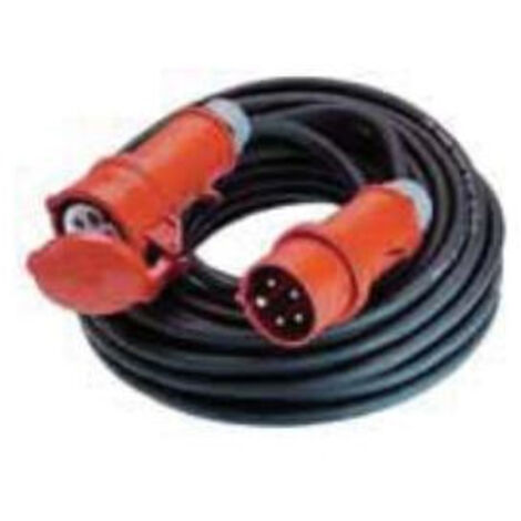 BACHMANN Rallonge H07RN-F 5G4,0mm² n, 5,0m, CEE 32A rt, 346.170