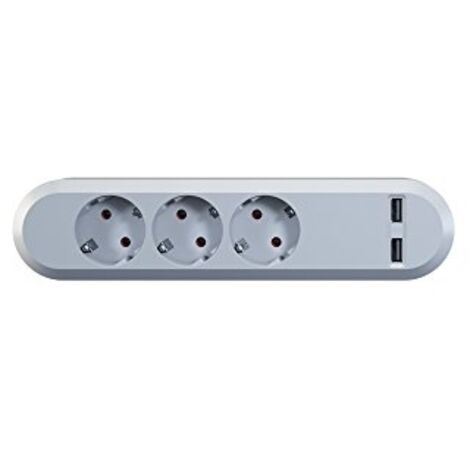BACHMANN SMART 3xCEE7/3 1xUSB Charger 1,5m CEE7/7, 381.801