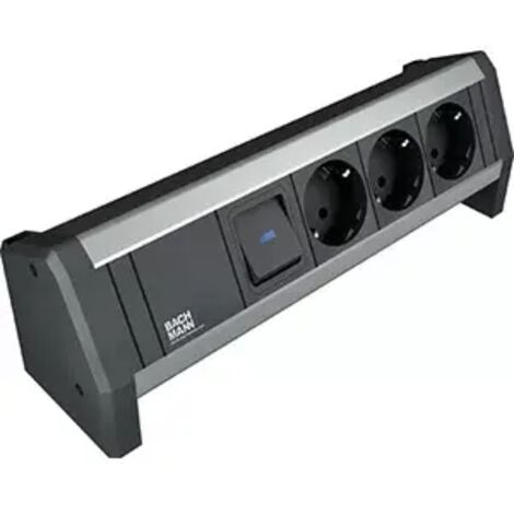 Bachmann Steckdosenleiste 3xSchutzk.schwarz 902.0050